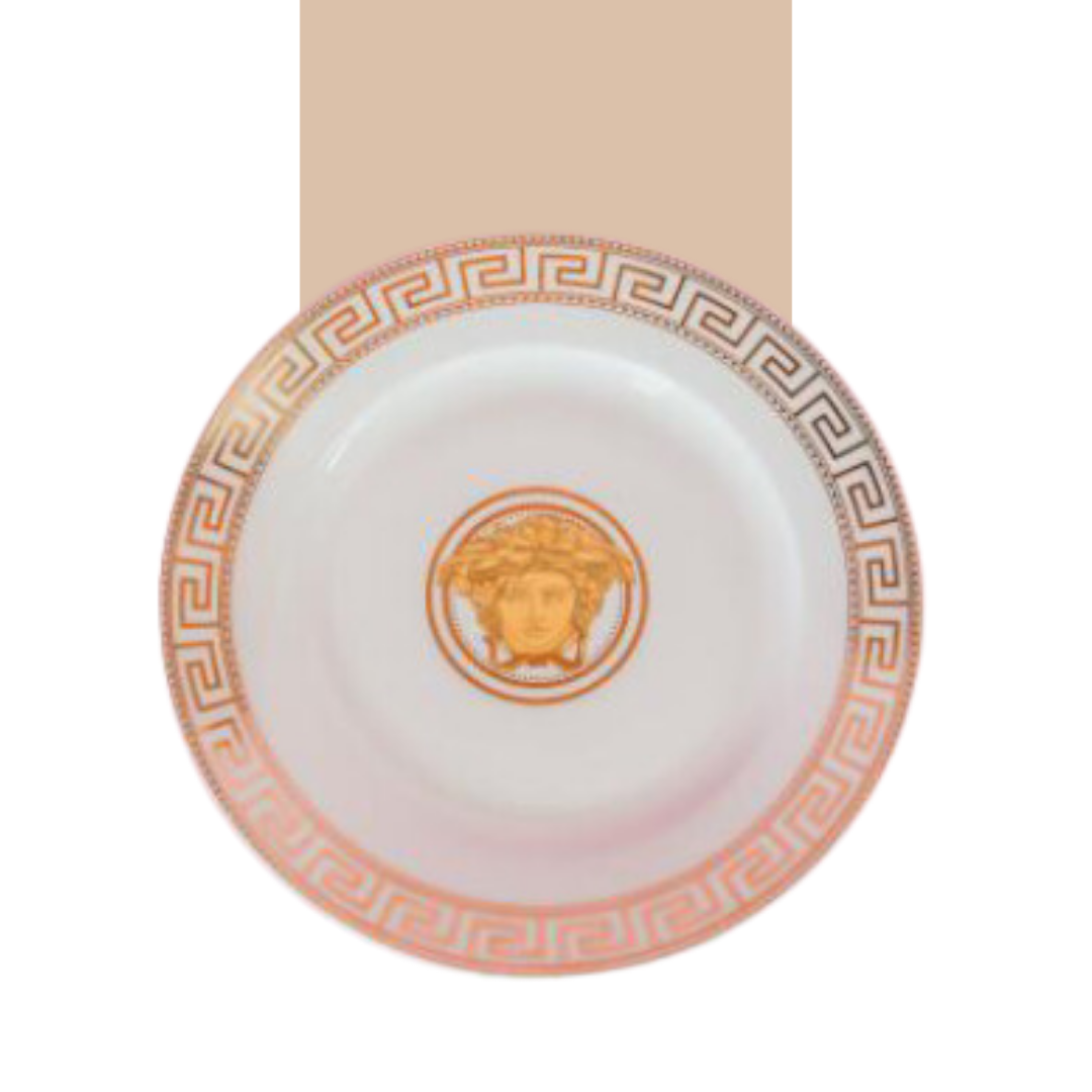  Ceramic Plate - Versace Gold